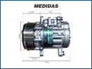 Compressores COMPRESSOR SANDEN 7176 SSB 7B10 R-134A Imagem Miniatura 4