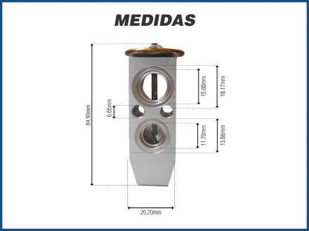 Filtros e Válvulas VÁLVULA BLOCK - NISSAN SENTRA Imagem 4