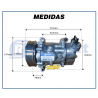 Compressores COMPRESSOR CITROEN C3 / AIRCROSS - PEUGEOT 206 / 207 Imagem Miniatura 7