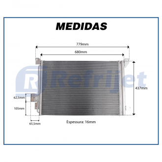 Condensadores CONDENSADOR IVECO STRALIS Imagem 6