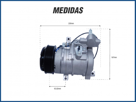 Compressores COMPRESSOR MARELLI - HONDA CIVIC 1.8 16V  2006>2011 Imagem 4