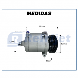 Compressores COMPRESSOR GM CRUZE 1.8 2012/2015 Imagem 8