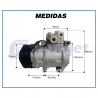 Compressores COMPRESSOR KIA SORENTO 2.5 2014/2017 DIESEL Imagem Miniatura 7