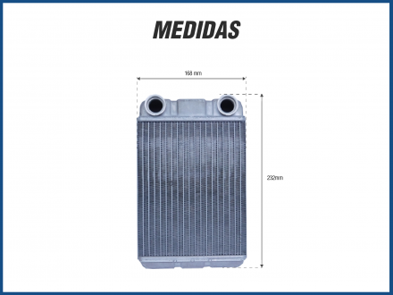 Evaporadores AQUECEDOR MAHLE - GM AGILE / MONTANA 1.4 2009/2014 Imagem 2