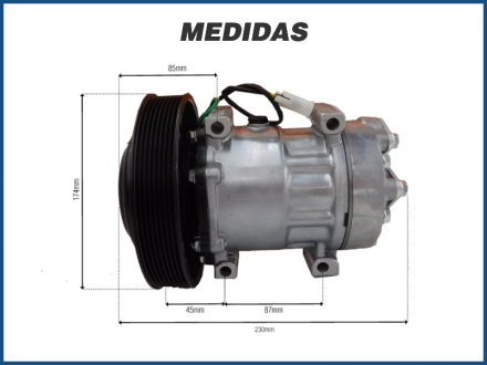 Compressores COMPRESSOR CAMINHÃO VOLVO - 7H15 4116U - 2008 Imagem 5