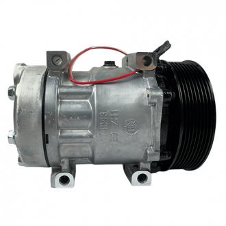 Compressores COMPRESSOR SANDEN REFRIJET 7H15 FLEX (8044) 8PK 132MM 24V 4 FUROS PASSANTES R134A CAMINHÃO VOLVO Imagem 3