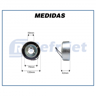 Componentes CAMPO MAGNÉTICO (BOBINA) SELTEC TM-31 12V Imagem 4