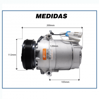 Compressores COMPRESSOR GM AGILE/MONTANA 1.4 2010/2015 Imagem 4