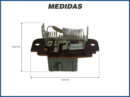 Elétricos RESISTÊNCIA CAIXA EVAPORADORA - FORD RANGER / EXPLORER - 1994>2007 Imagem 2