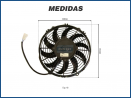 Eletroventiladores ELETROVENTILADOR SPAL 12V 10 VA11-AP7 / C-57A Imagem Miniatura 2