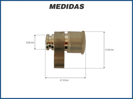 Conexões CONEXÃO #8 COMPRESSOR DENSO 10P15 (010021378/348) FORD CARGO Imagem 2