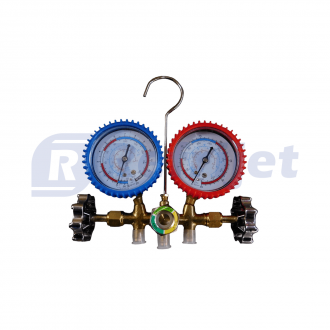 Gases e Ferramentas MANOMETRO COM MANGUEIRAS 1,5M - R-134A Imagem 2