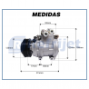 Compressores COMPRESSOR 10PA15 KIA SORENTO DIESEL 2010> Imagem Miniatura 7