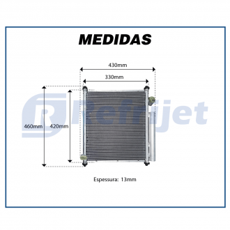 Condensadores CONDENSADOR HONDA FIT 2003-2008 Imagem 5