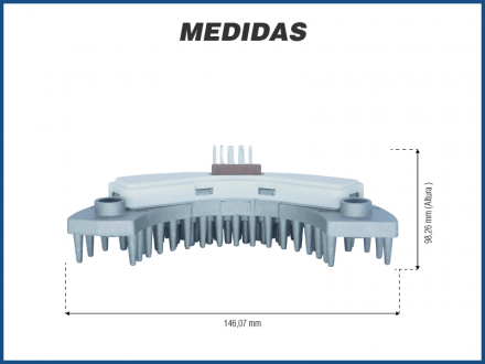 Elétricos RESISTÊNCIA CAIXA EVAPORADORA - PEUGEOT 206 / 307 Imagem 3