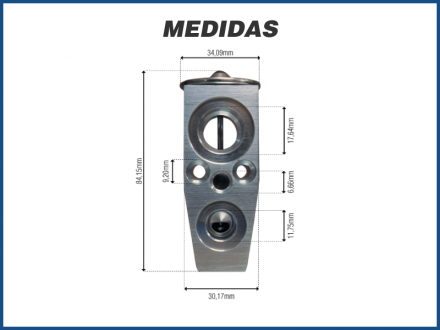 Filtros e Válvulas VÁLVULA DE EXPANSÃO BLOCK - FORD FUSION Imagem 4