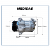 Compressores COMPRESSOR MAHLE - CHEVROLET S10 / BLAZER - 2.4 / 2.8 - 2002>2011 Imagem Miniatura 8