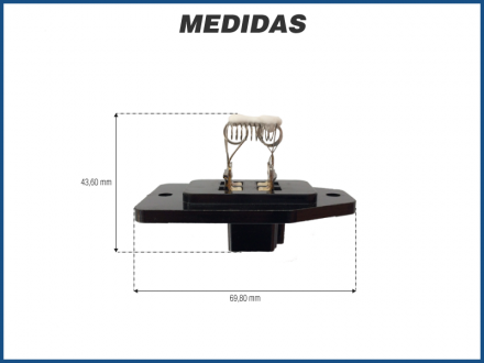 Elétricos RESISTÊNCIA CAIXA EVAPORADORA - HONDA CIVIC - 1992>2000 Imagem 2