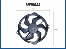 Eletroventiladores ELETROVENTILADOR DO RADIADOR E CONDENSADOR CITROEN C4 PALLAS TODOS / HETCH 1.6 Imagem Miniatura 2