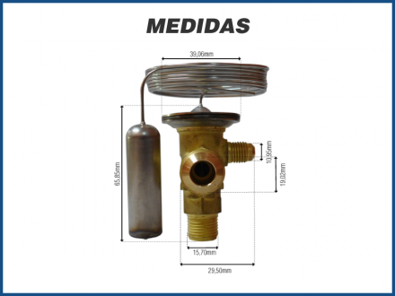 Filtros e Válvulas VÁLVULA EXPANSÃO DANFOSS TN21,5M R Imagem 4