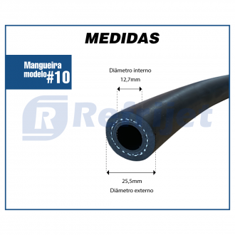 Mangueiras MANGUEIRA GOODYEAR  #10 (1/2") SUCCAO R-12/134A Imagem 2