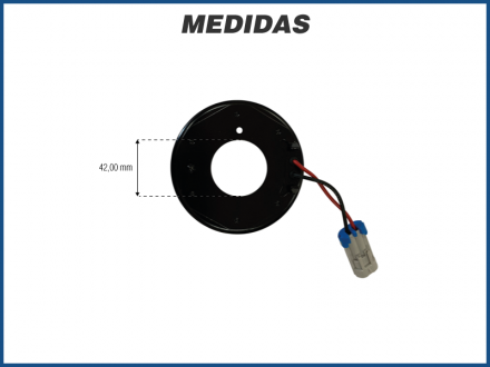 Componentes BOBINA PARA COMPRESSOR CVC - CHEVROLET CRUZE 1.8 16V / COBALT - 2012>2016 Imagem 5