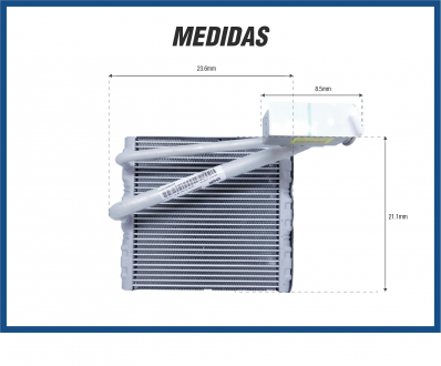 Evaporadores EVAPORADOR MAHLE RENAULT SANDERO / LOGAN / OROCH / DUSTER - 2005>2012 Imagem 2