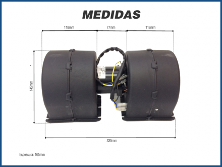 Motores MOTOR IMOBRAS ÔNIBUS BL45 RD T74-71 R100 CC 3VL LL 24V Imagem 2