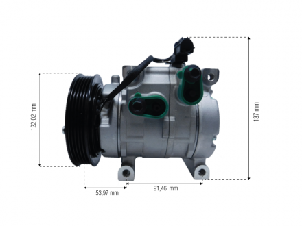 Compressores COMPRESSOR MAHLE - HYUNDAI HB20 1.0  2012> Imagem 4