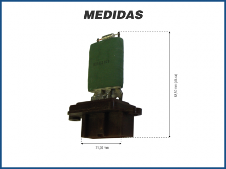 Elétricos RESISTÊNCIA CAIXA EVAPORADORA FIAT UNO / PUNTO / PALIO / STILO - 2011 Imagem 2