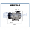 Compressores COMPRESSOR TM-31 - 46550 R-134A Imagem Miniatura 6