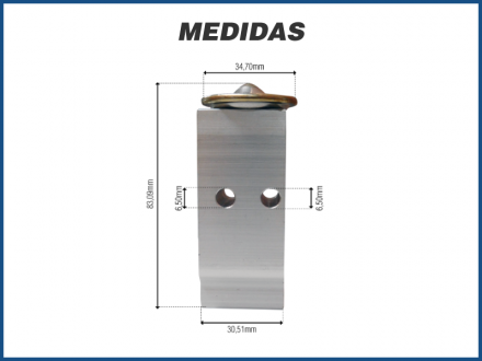 Filtros e Válvulas VÁLVULA DE EXPANSÃO BLOCK - HYUNDAI TUCSON Imagem 5