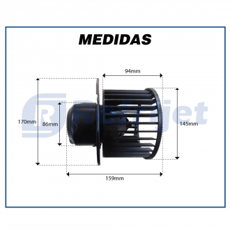 Motores MOTOR COM TURBINA CAIXA EVAPORADORA - CHEVROLET D20 Imagem 5