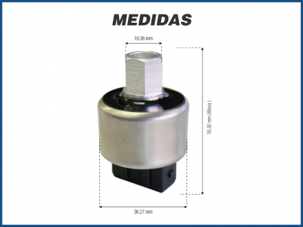 Elétricos PRESSOSTATO - CHEVROLET CORSA / CALIBRA / VECTRA - 4 PINOS - 1994>1999 Imagem 2