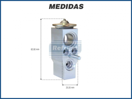 Filtros e Válvulas VÁLVULA DE EXPANSÃO BLOCK CHEVROLET VECTRA 18631 Imagem 3