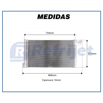 Condensadores CONDENSADOR FORD FOCUS 2013> FLUXO PARALELO OEM-AV6Z19712A 7 Imagem 8