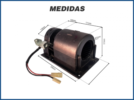 Motores MOTOR 1 TURBINA 12V COM CARACOL Imagem 1