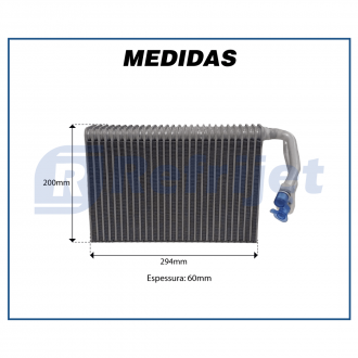 Evaporadores EVAPORADOR MB SPRINTER ORIGINAL 200X294X60MM Imagem 4