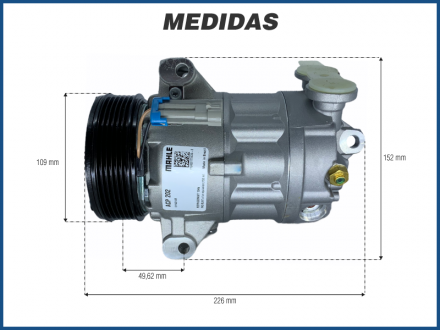 Compressores COMPRESSOR MAHLE - CHEVROLET VECTRA - 1996>2005 Imagem 5