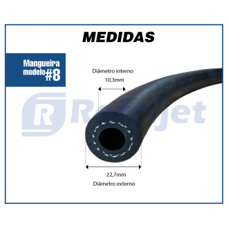 Mangueiras MANGUEIRA GOODYEAR #8 (13/32")  DESCARGA R-12/134A Imagem 2