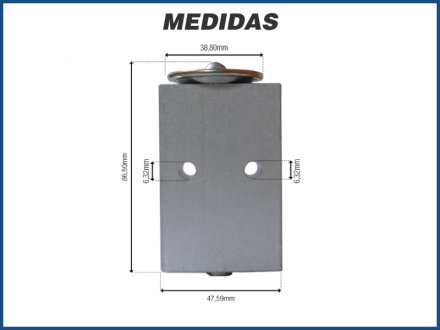 Filtros e Válvulas VÁLVULA DE EXPANSÃO 1,5 TR O'RING BLOCK ROSCA UNIVERSAL Imagem 5