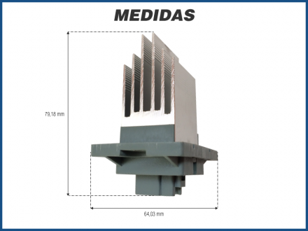 Elétricos RESISTÊNCIA CAIXA EVAPORADORA DIANTEIRA - HYUNDAI SANTA FÉ 2.5 Imagem 2