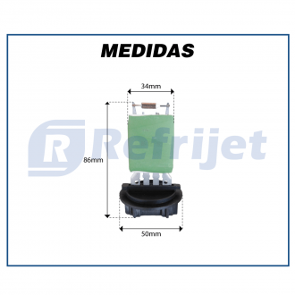 Elétricos RESISTÊNCIA CAIXA EVAPORADORA - VOLKSWAGEN GOL G5 Imagem 4