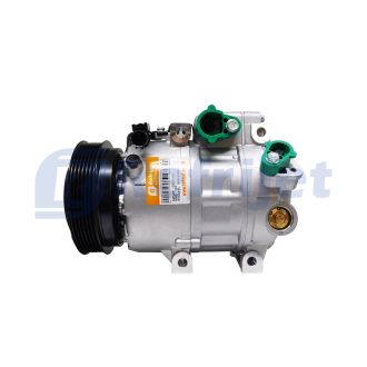 Compressores COMPRESSOR AZERA 3.3 2007 A 2011 / SANTA FÉ 3.5 2011 A 2015 / SORENTO 2.4 2011 A 2014 - 12V 6PK 4 FUROS PASSANTES R134A Imagem 0