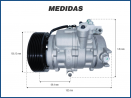 Compressores COMPRESSOR DELPHI - TOYOTA ETIOS 1.3 - 1.5 - 2012>2016 Imagem Miniatura 3