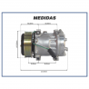 Compressores COMPRESSOR SANDEN CATERPILLAR - 7H15 DIRECT MONT Imagem Miniatura 5