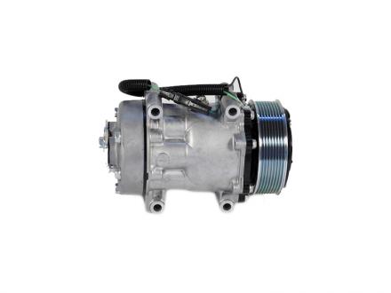 Compressores COMPRESSOR SANDEN FLX7 4327 PV8 119MM 24V R134A  FURO PASSANTE Imagem 2