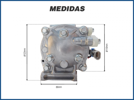 Compressores COMPRESSOR - PALIO / GRAND SIENA TETRA FULL 2012 / DOBLO 2016 / BRAVO / PUNTO T-JET 2010 Imagem 5