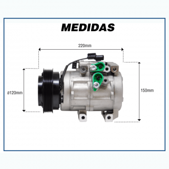 Compressores COMPRESSOR KIA SORENTO 2.5 2007/2011 Imagem 5