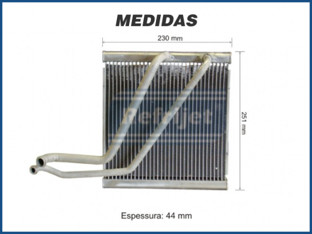 Evaporadores EVAPORADOR CHEVROLET  AGILE / MONTANA - 2009>2014 Imagem 3